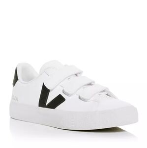 Veja Recife black white triple strap sneakers